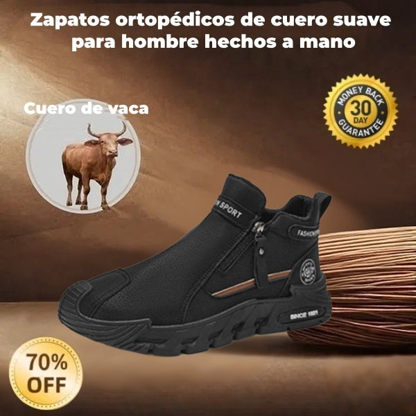 RELOOG | Zapatos de piel de becerro para hombre | Hechos en Australia 👞 Cosidos a mano ✅ Soporte de arco, impermeables y antideslizantes
