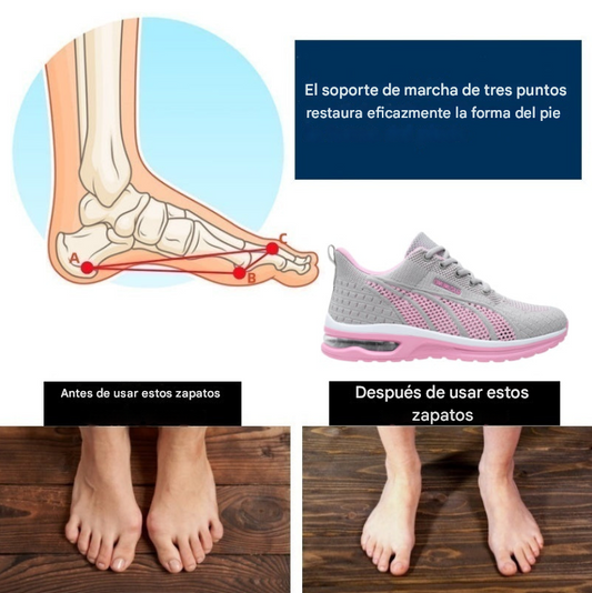 RELOOG | Zapatos ortopédicos de grado médico ✅ | Imprescindibles para el deporte | Amortiguación y absorción de impactos