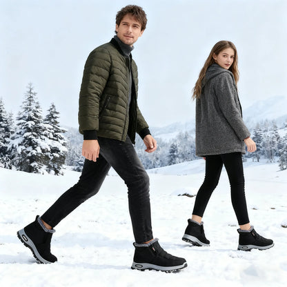 🔥RELOOG® Zapatos ortopédicos de invierno | Diseño ergonómico ⏰ Alivia el dolor de pies, rodillas y espalda 👞 Unisex