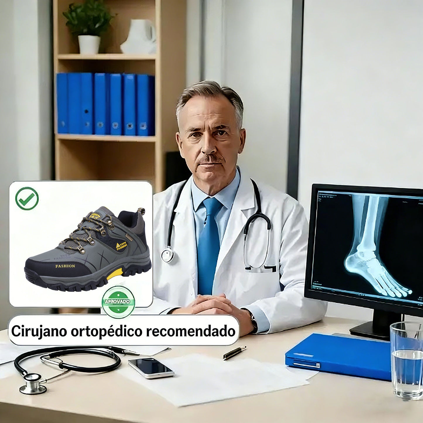 RELOOG｜🏃Zapatillas para Senderismo｜Soporte de Tobillo y Suela Antideslizante
