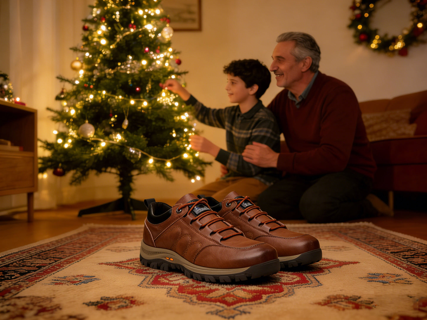 RELOOG | 🎁 Zapatos ortopédicos para personas mayores | Alivio del dolor | Cuero premium