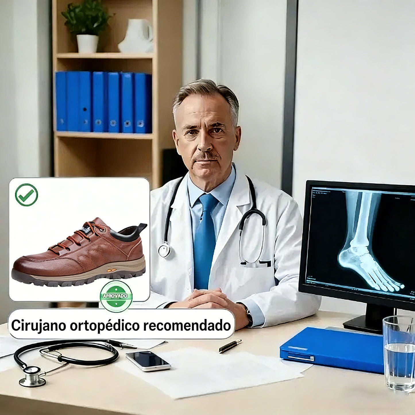 🔥RELOOG | Zapatos ortopédicos ergonómicos | Cuero premium 👞 | Cosidos a mano