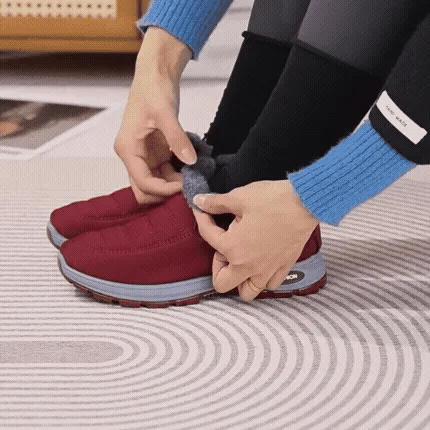 🔥RELOOG® Zapatos ortopédicos de invierno | Diseño ergonómico ⏰ Alivia el dolor de pies, rodillas y espalda 👞 Unisex