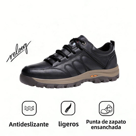 🔥RELOOG | Zapatos ortopédicos ergonómicos | Cuero premium 👞 | Cosidos a mano