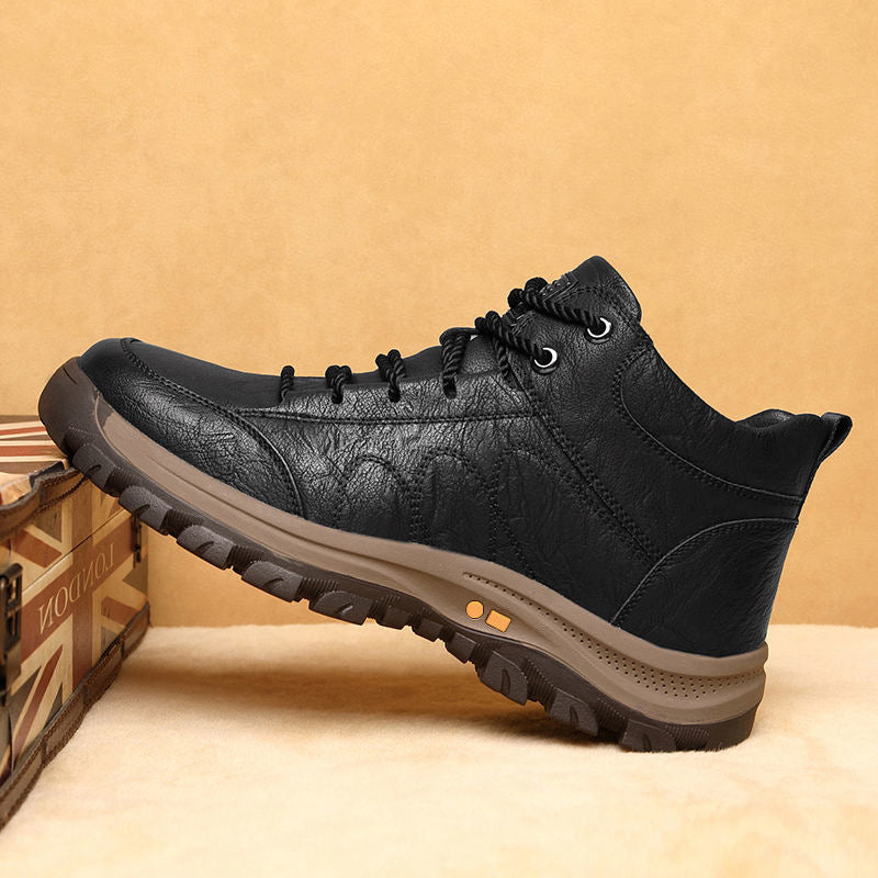 RELOOG® | Zapatos de piel auténtica cosidos a mano | Cómodos y antideslizantes | Corrigen la postura del pie | Alivian el dolor