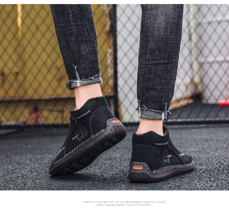 RELOOG |🎬 Botas Caqui Estilo Montaña | Amortiguación y Transpirabilidad | Diseñadas para la Forma del Pie Española