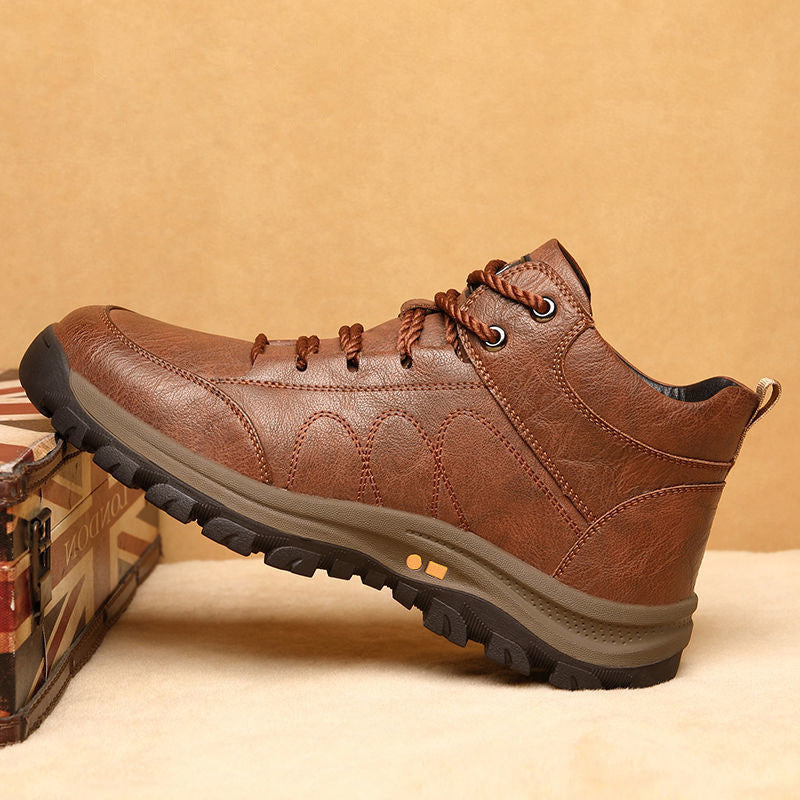 RELOOG® | Zapatos de piel auténtica cosidos a mano | Cómodos y antideslizantes | Corrigen la postura del pie | Alivian el dolor