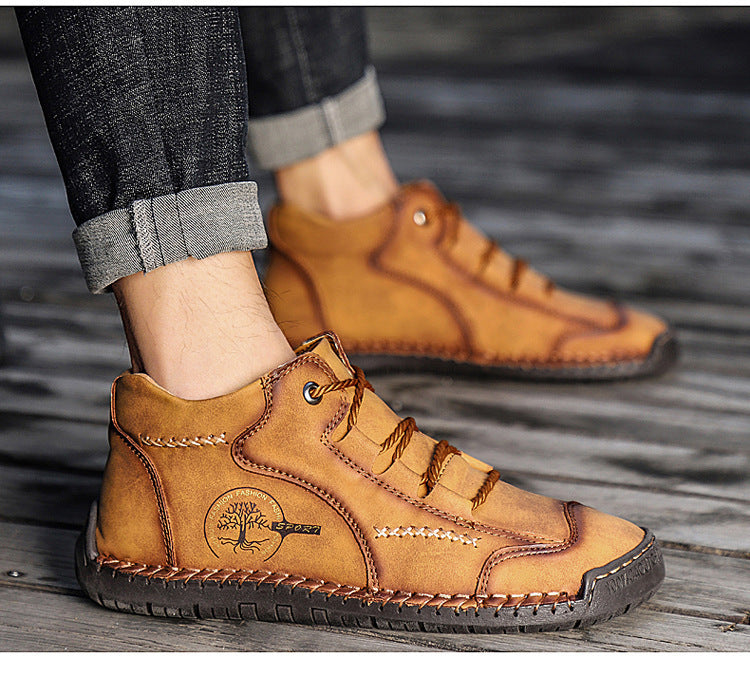 RELOOG |🎬 Botas Caqui Estilo Montaña | Amortiguación y Transpirabilidad | Diseñadas para la Forma del Pie Española