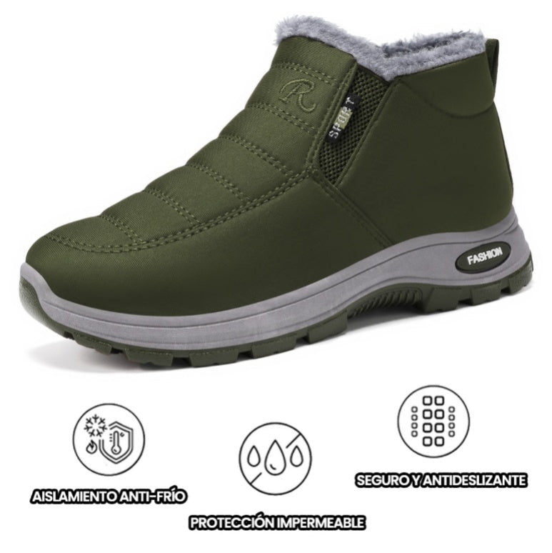 🔥RELOOG® Zapatos ortopédicos de invierno | Diseño ergonómico ⏰ Alivia el dolor de pies, rodillas y espalda 👞 Unisex