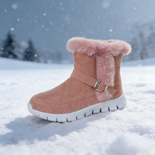 RELOOG | Botas de nieve con forro de lana | Soporte ergonómico para el arco del pie | Alivio del dolor