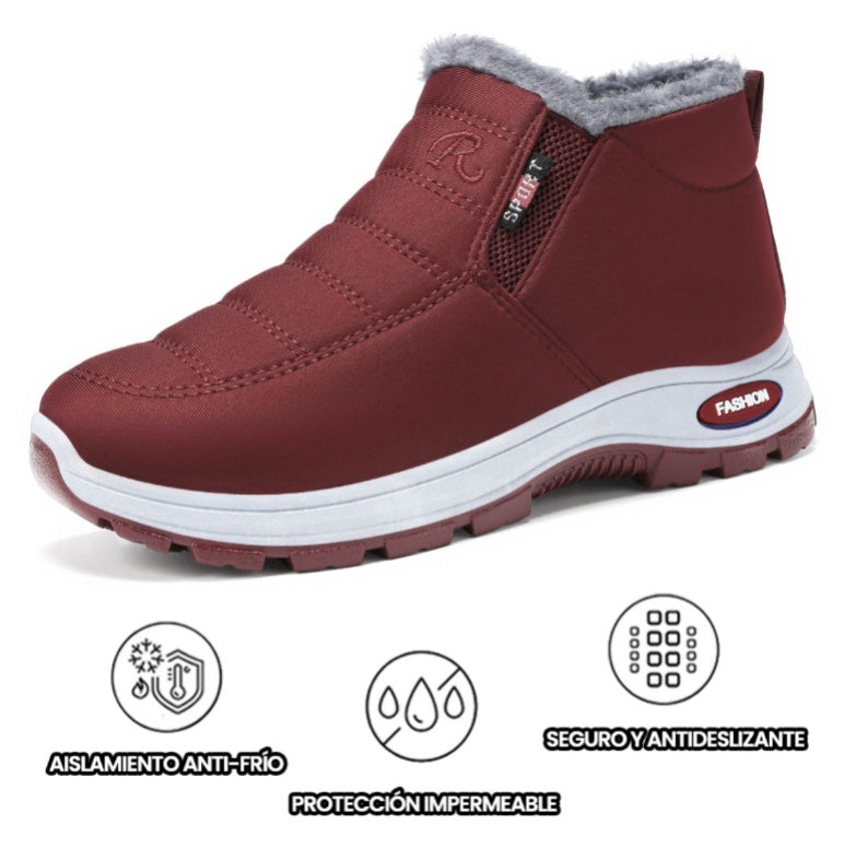 🔥RELOOG® Zapatos ortopédicos de invierno | Diseño ergonómico ⏰ Alivia el dolor de pies, rodillas y espalda 👞 Unisex