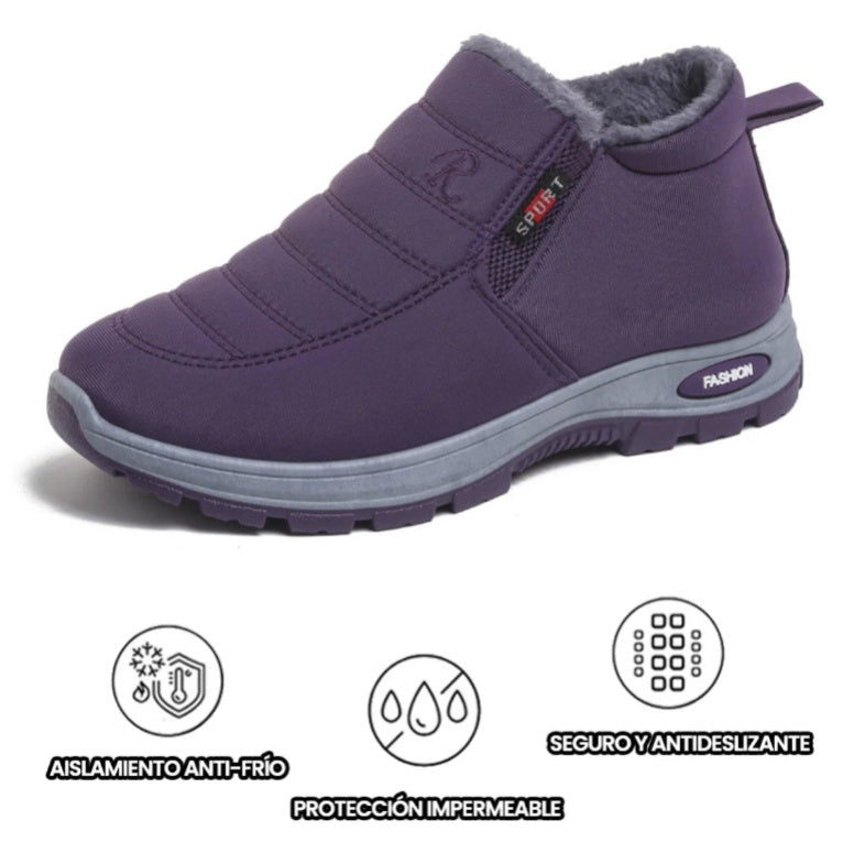 🔥RELOOG® Zapatos ortopédicos de invierno | Diseño ergonómico ⏰ Alivia el dolor de pies, rodillas y espalda 👞 Unisex