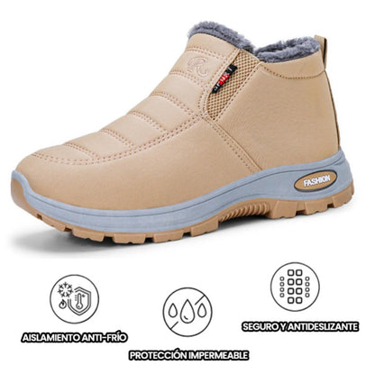 🔥RELOOG® Zapatos ortopédicos de invierno | Diseño ergonómico ⏰ Alivia el dolor de pies, rodillas y espalda 👞 Unisex