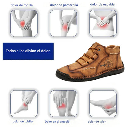 RELOOG |🎬 Botas Caqui Estilo Montaña | Amortiguación y Transpirabilidad | Diseñadas para la Forma del Pie Española