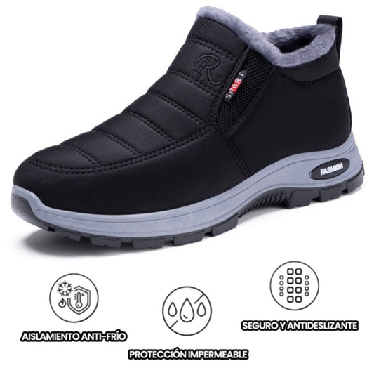 🔥RELOOG® Zapatos ortopédicos de invierno | Diseño ergonómico ⏰ Alivia el dolor de pies, rodillas y espalda 👞 Unisex