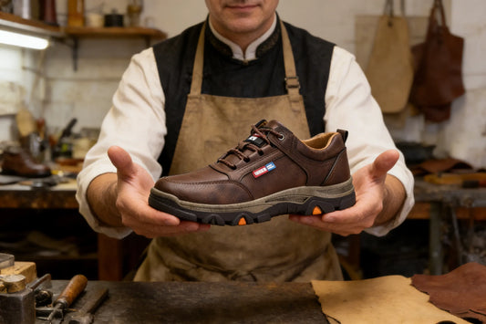 RELOOG | Zapatos de piel de becerro suaves y cómodos | Soporte para el arco del pie | Alivio del dolor | Protección (También disponible en versión de felpa 🔥)